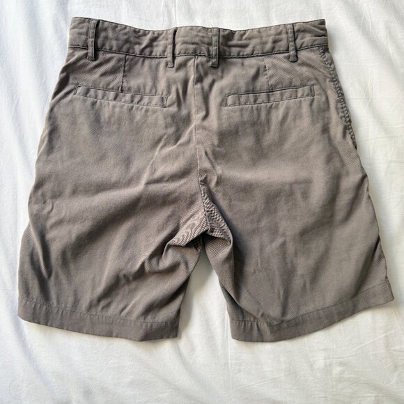 Men’s Outlier New Way Shorts Size 29 Dark Tan Beige, Swedish F Cloth - Picture 6 of 9